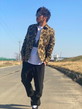 「Carhartt（カーハート）のアイテム（ジャケット/アウター、その他）」を使った、takumi070712さん（メンズ）の冬コーディネート