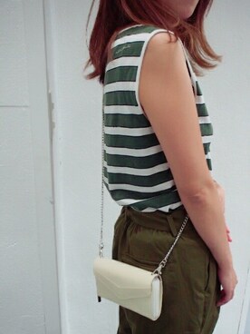 「kajsa（カイサ）のアイテム」を使った、hitomiさん（レディース・157cm）の夏コーディネート