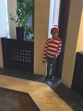 「ウォーリー」｜icさん（キッズ・100cm）の秋コーディネート