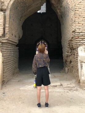 「adidas（アディダス）の【adidas】 オリジナルス スーパースタースリッポン[Superstar Slip On W]◆（スリッポン）」を使った、クルテクさん（レディース・160cm）の春コーディネート