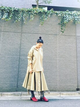 山﨑美穂さんのコーディネート