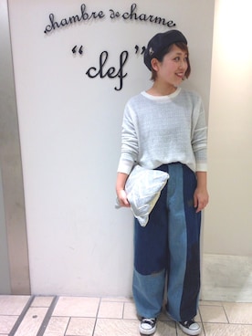 「iki（イキ）のアイテム」を使った、Malle chambre de charmeさん（レディース・158cm）の冬コーディネート