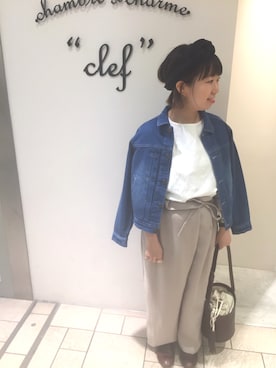 「NOIR（ノワール）のアイテム」を使った、Malle chambre de charmeさん（レディース・152cm）の冬コーディネート