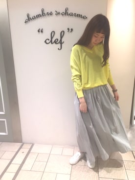 「iki（イキ）のアイテム」を使った、Malle chambre de charmeさん（レディース・165cm）の冬コーディネート