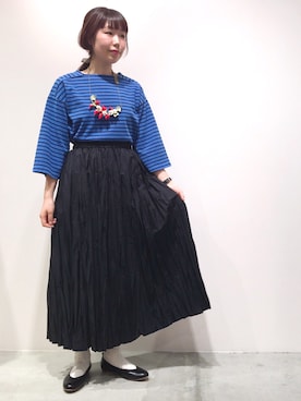 「chambre de charme（シャンブルドゥシャーム）のアイテム（アクセサリー）」を使った、Malle chambre de charmeさん（レディース・165cm）の冬コーディネート