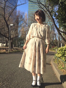 「eiπe （イーペ）のアイテム（トップス）」を使った、Malle chambre de charmeさん（レディース・158cm）の春コーディネート