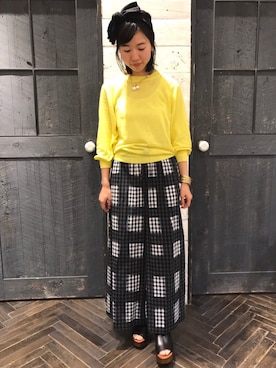 「iki（イキ）のアイテム」を使った、Malle chambre de charmeさん（レディース・157cm）の春コーディネート