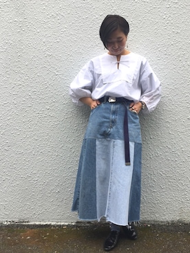 「iki（イキ）のアイテム」を使った、Malle chambre de charmeさん（レディース・155cm）の春コーディネート