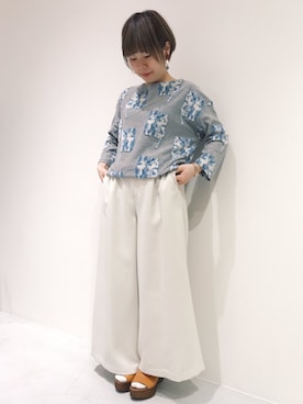 「eiπe （イーペ）のアイテム（トップス）」を使った、Malle chambre de charmeさん（レディース・146cm）の春コーディネート