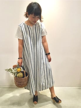 「iki（イキ）のアイテム」を使った、Malle chambre de charmeさん（レディース・160cm）の春コーディネート