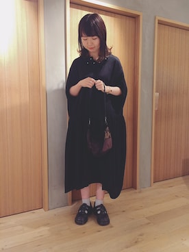 「NOIR（ノワール）のアイテム」を使った、Malle chambre de charmeさん（レディース・146cm）の夏コーディネート