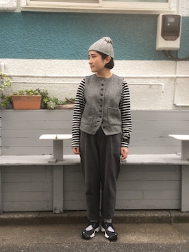 「Malle（マル）のアイテム」を使った、Malle chambre de charmeさん（レディース・146cm）の秋コーディネート