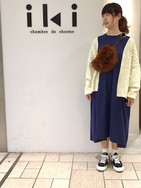 「chambre de charme（シャンブルドゥシャーム）のアイテム（トップス）」を使った、Malle chambre de charmeさん（レディース・156cm）の夏コーディネート