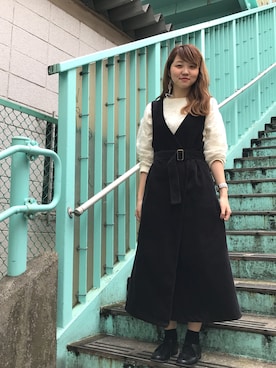 「chambre de charme（シャンブルドゥシャーム）のアイテム（その他トップス）」を使った、Malle chambre de charmeさん（レディース・158cm）の秋コーディネート