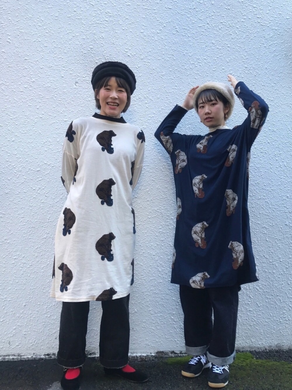 eiπe （イーペ）の「eiπe 自転車クマさんジャカード ストレート 