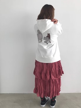 「アイテム（ソックス/靴下）」を使った、Malle chambre de charmeさん（レディース・158cm）の冬コーディネート