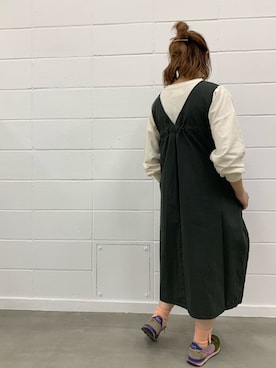 「chambre de charme（シャンブルドゥシャーム）のアイテム（ワンピース）」を使った、Malle chambre de charmeさん（レディース・158cm）の春コーディネート