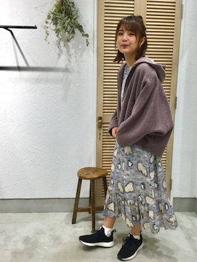 「chambre de charme（シャンブルドゥシャーム）のアイテム（ジャケット/アウター）」を使った、Malle chambre de charmeさん（レディース・162cm）の秋コーディネート