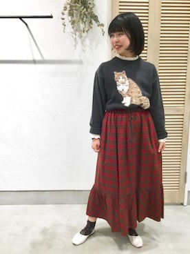 「Malle（マル）のアイテム」を使った、Malle chambre de charmeさん（レディース・153cm）の冬コーディネート