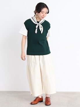 「chambre de charme（シャンブルドゥシャーム）のアイテム（財布/小物）」を使った、Malle chambre de charmeさん（レディース・152cm）の春コーディネート