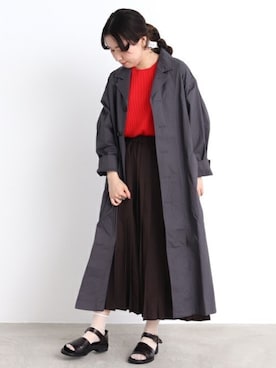 「chambre de charme（シャンブルドゥシャーム）のアイテム（スカート）」を使った、Malle chambre de charmeさん（レディース・152cm）の春コーディネート