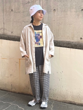 「chambre de charme（シャンブルドゥシャーム）のアイテム（パンツ）」を使った、Malle chambre de charmeさん（レディース・152cm）の夏コーディネート