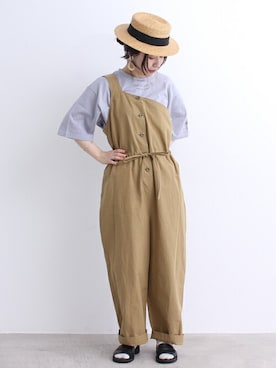 「chambre de charme（シャンブルドゥシャーム）のアイテム（トップス）」を使った、Malle chambre de charmeさん（レディース・152cm）の夏コーディネート