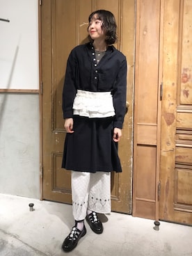 eiπe （イーペ）の「eiπe 「うさぎ刺繍」 レースペチパンツ