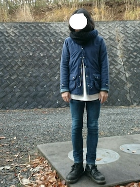 「WHITE LINE（ホワイトライン）のアイテム（ジャケット/アウター）」を使った、そらまめさん（メンズ・173cm）の秋コーディネート
