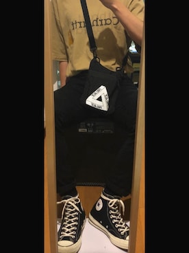 「palace」｜「アイテム（バッグ）」を使った、かずはさん（メンズ・167cm）の夏コーディネート