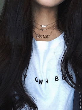 「FOREVER 21」｜「アイテム（その他）」を使った、𝓂𝒶𝒾さん（レディース・159cm）の春コーディネート