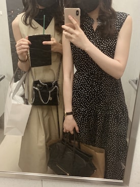 「アイテム（ワンピース/ドレス）」を使った、𝓂𝒶𝒾さん（レディース・158cm・10代）の夏コーディネート