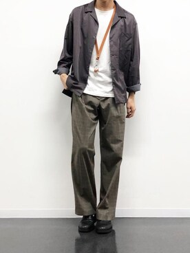 オダイラさん（メンズ・178cm）の秋コーディネート