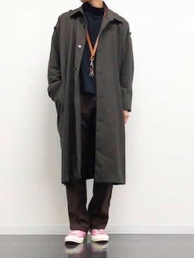 「Basis Broek Belgium（バージスブルック）のアイテム（ジャケット/アウター）」を使った、オダイラさん（メンズ・178cm）の冬コーディネート