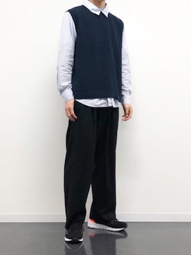 「レイヤードstyle」｜オダイラさん（メンズ・177cm）の冬コーディネート