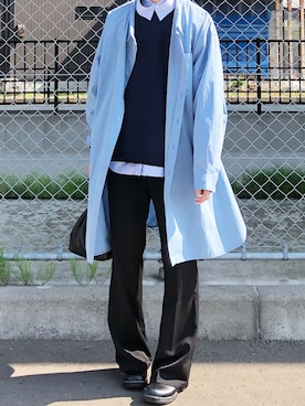 オダイラさん（メンズ・177cm）の春コーディネート