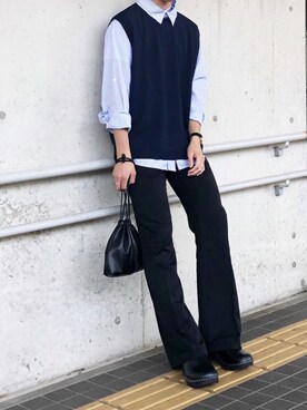 「トロエントープ」｜オダイラさん（メンズ・177cm）の春コーディネート