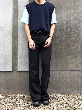 Toga Pulla トーガ プルラ のベルトを使ったメンズ人気ファッションコーディネート Wear