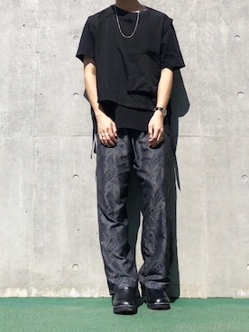 「RYO TAKASHIMA（リョウタカシマ）のアイテム（アクセサリー）」を使った、オダイラさん（メンズ・177cm）の秋コーディネート