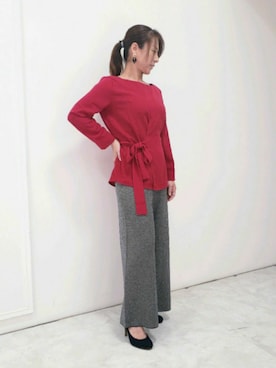 「NARACAMICIE（ナラカミーチェ）のアイテム」を使った、myuuloveさん（レディース・153cm）の秋コーディネート