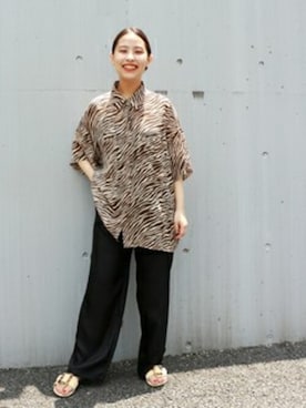 「JOURNAL STANDARD（ジャーナルスタンダード）のアイテム（その他パンツ）」を使った、nakagawaさん（レディース・149cm）の夏コーディネート