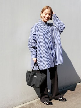 「JOURNAL STANDARD（ジャーナルスタンダード）のアイテム（その他パンツ）」を使った、nakagawaさん（レディース・149cm）の春コーディネート