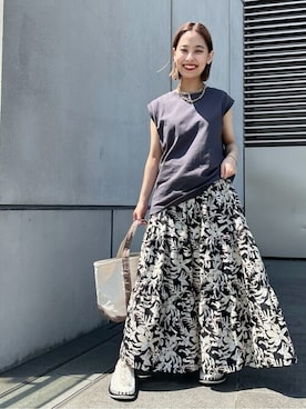 「大人リラックス」｜nakagawaさん（レディース・149cm）の春コーディネート