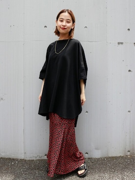 「MAURO de BARI（マウロディバリ）のアイテム」を使った、nakagawaさん（レディース・149cm）の春コーディネート