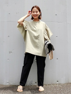 「Soierie（ソワリー）のアイテム」を使った、nakagawaさん（レディース・149cm）の夏コーディネート