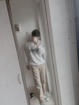 「Right-on（ライトオン）のアイテム（チノパンツ）」を使った、ryuki963900さん（メンズ・178cm）の秋コーディネート
