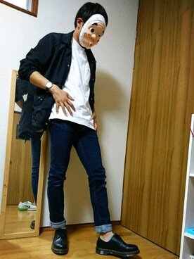 「summer」｜「アイテム（ナイロンジャケット）」を使った、えびふらいさん（メンズ・177cm）の春コーディネート
