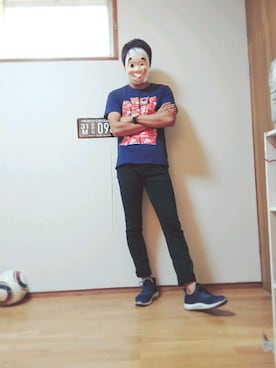 えびふらいさん（メンズ・177cm）の夏コーディネート