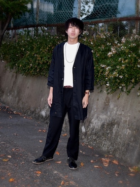 「印」｜かいとさん（メンズ・178cm）の秋コーディネート