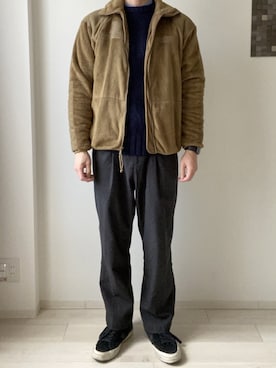 「SCYE BASICS（サイベーシックス）のアイテム（トップス）」を使った、_rkuu__さん（メンズ・178cm）の冬コーディネート